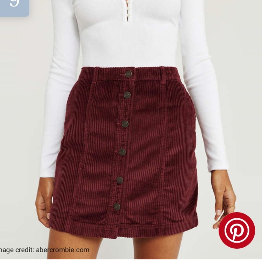 Abercrombie & Fitch corduroy skirt